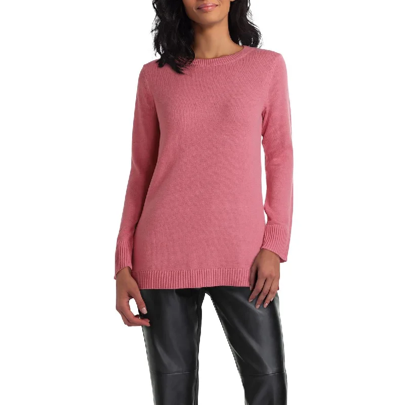 Simple And Comfortable Isaac Mizrahi Womens Knit Long Sleeve Crewneck Sweater