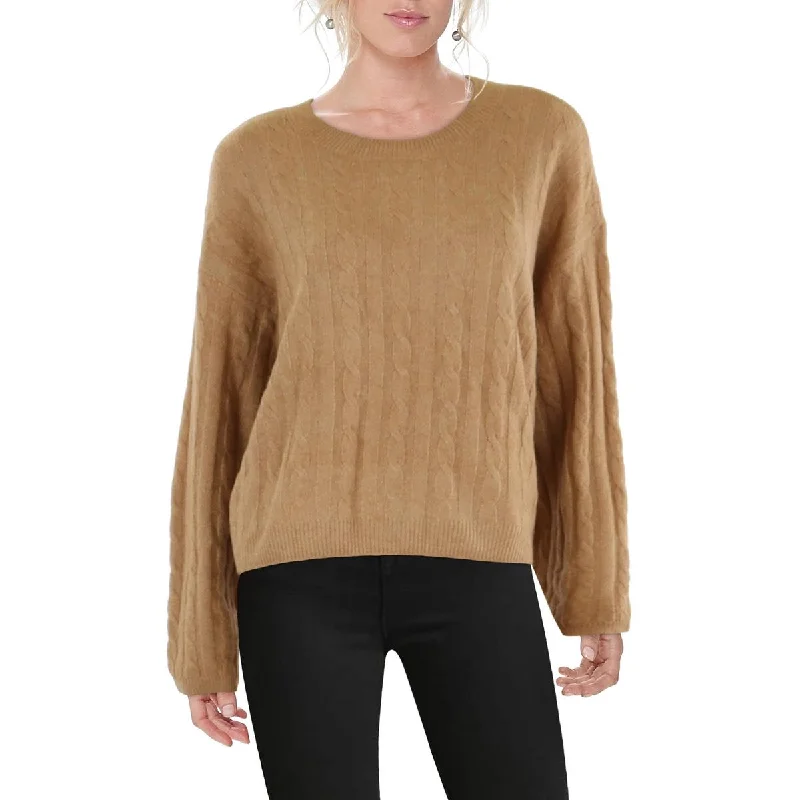 Cozy Fitting Womens Crewneck Long Sleeve Pullover Sweater