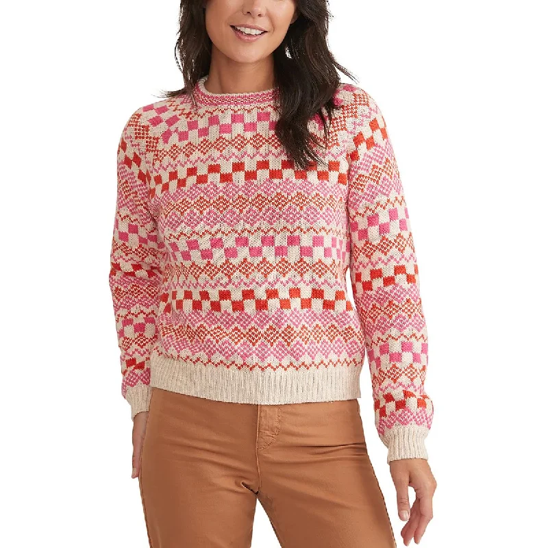 Dressing Tips Marine Layer Womens Knit Fair Isle Pullover Sweater