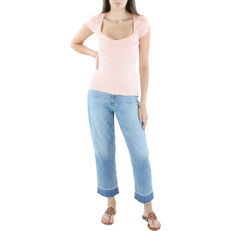 Fashion Style Guess by Marciano Womens Ribbed Sweetheart-Neck Shrug Sweater