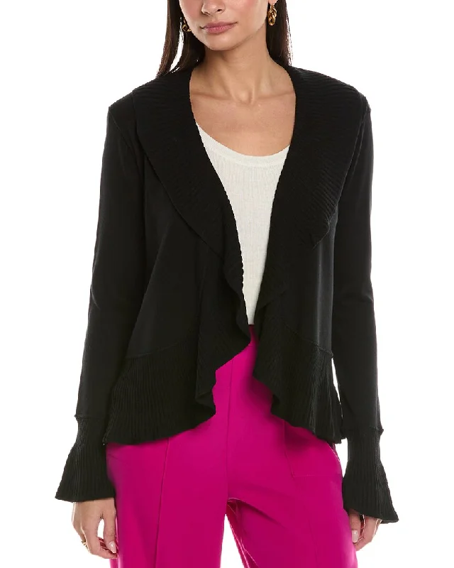 French Retro St. John Ruffle Cardigan