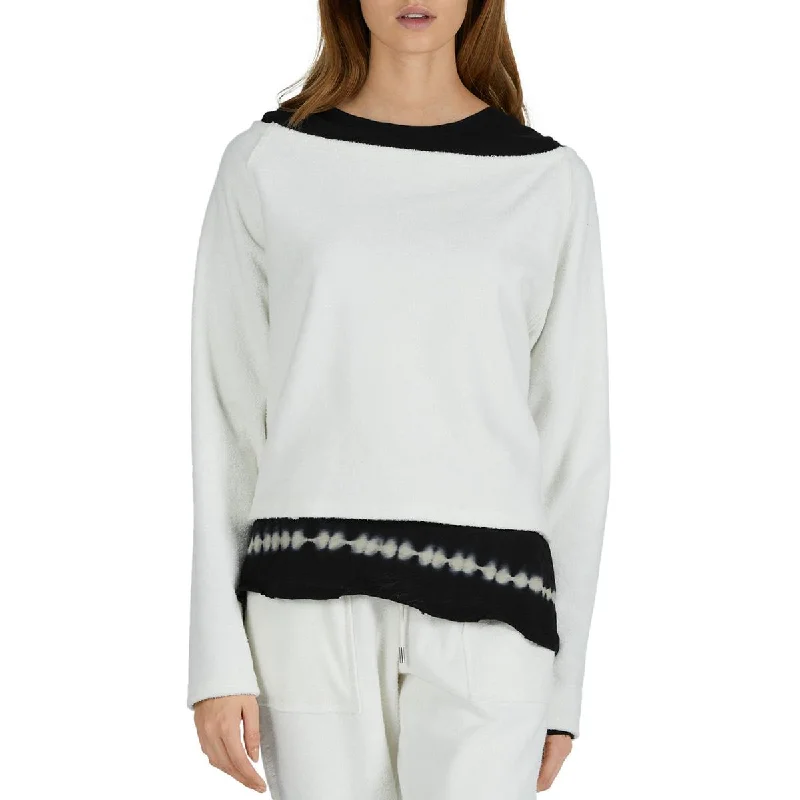 Street Cool ATM Womens Crop Long Crewneck Sweater