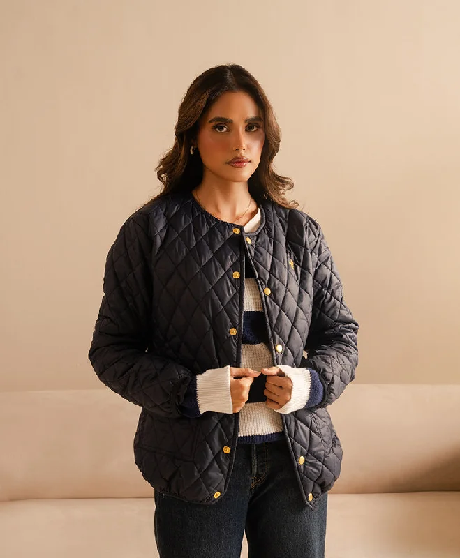 Relaxed Dresses Bomber Quilted Jacket (Women)