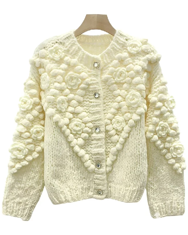 Carefree BURRYCO Mohair Cardigan