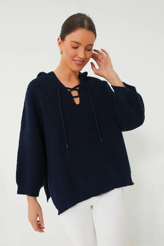 Everyday Chic Navy Knit Declan Pullover