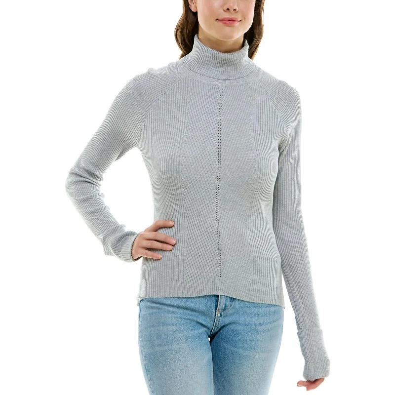 Wandering freely Crave Fame Womens Rayon Turtleneck Pullover Sweater