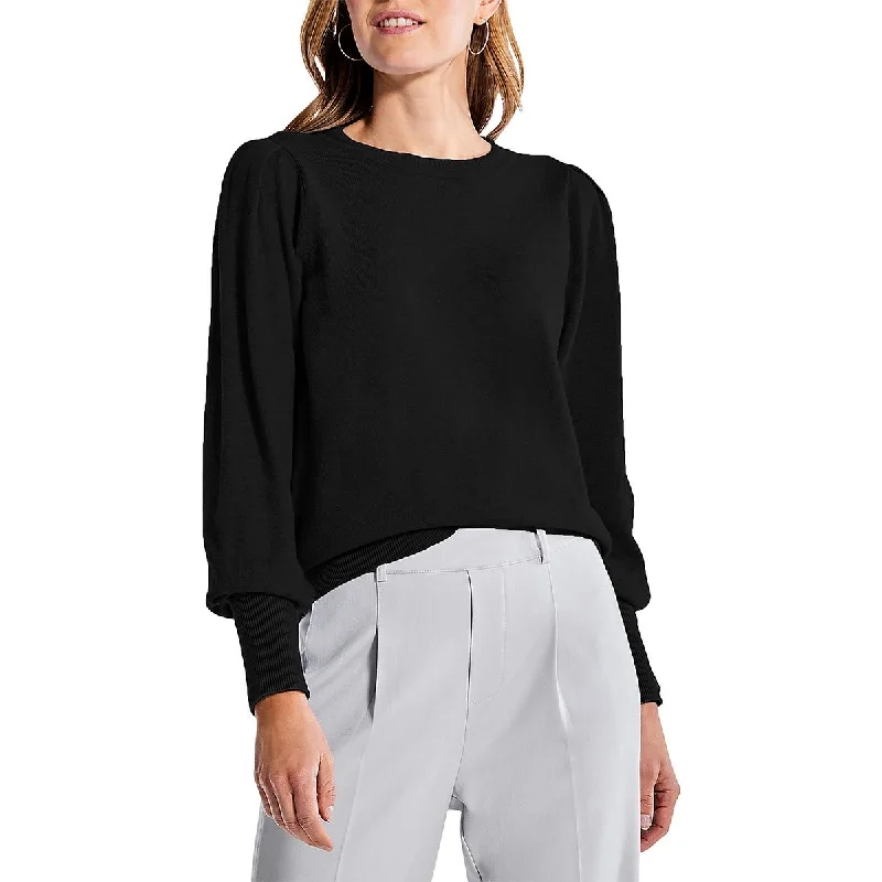 Trendy Casuals Nic + Zoe Womens   Cotton Pleated Pullover Sweater
