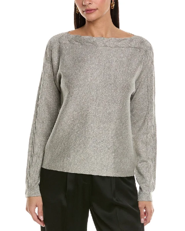 Floral Prints St. John Engineered Sweater