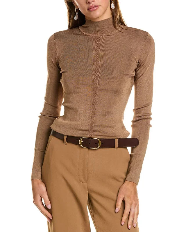 Casual Comfort Wear Reiss Aria High Neck Top