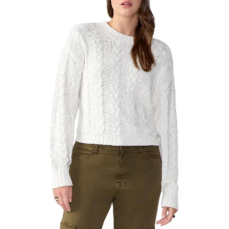 Basic Comfort Sanctuary Womens Cotton Knit Pullover Sweater