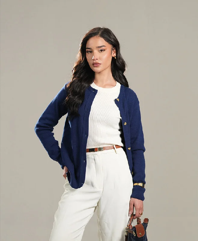 New Products DK Blue Cardigan (Women)