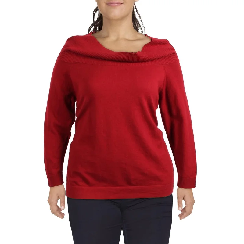 Wandering freely Anne Klein Womens Cold Shoulder Cashmere