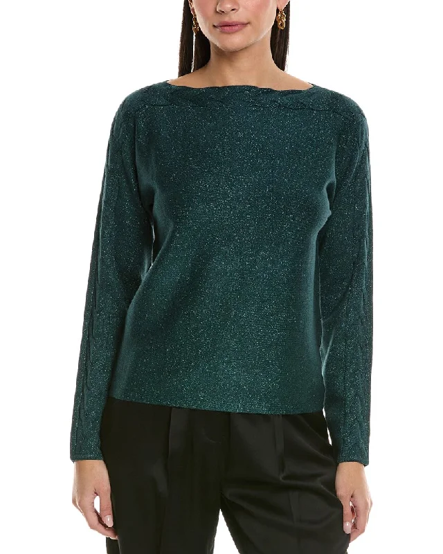 Comfortable Tops St. John Engineered Sweater