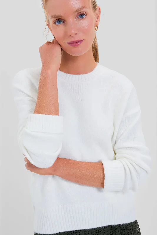 Classic Comfort White Faris Pullover
