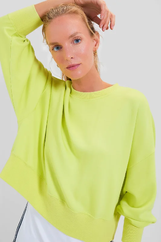High Street Style Citron Cropped Oliver Pullover