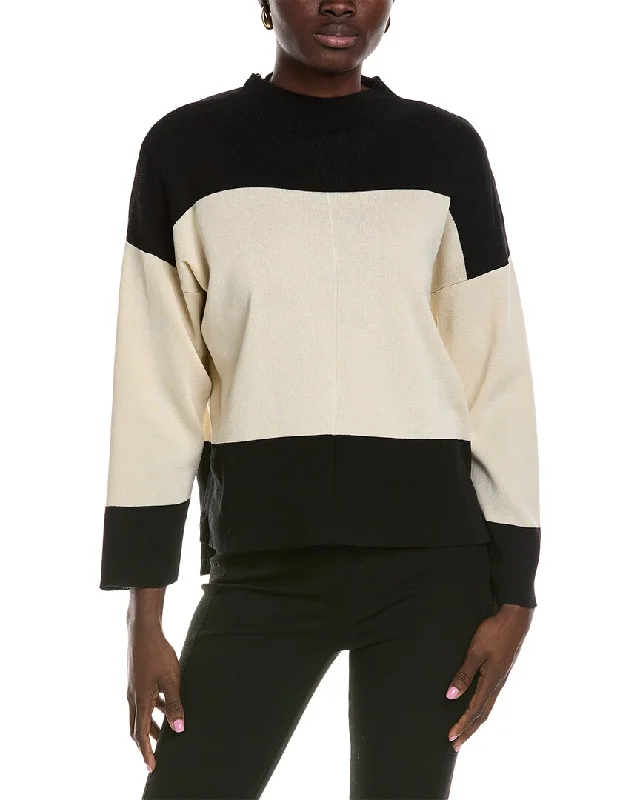 Stretch Design Madison Miles Colorblocked Pullover