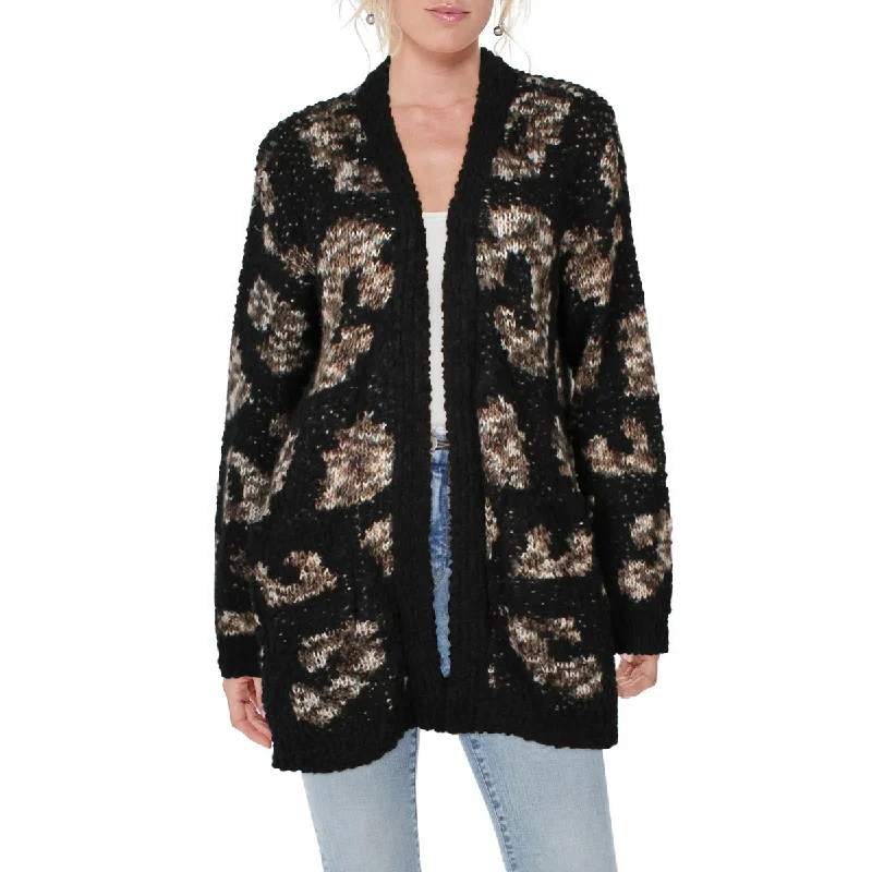 Quality Tailoring Nanette Nanette Lepore Womens Knit Pointelle Cardigan Sweater