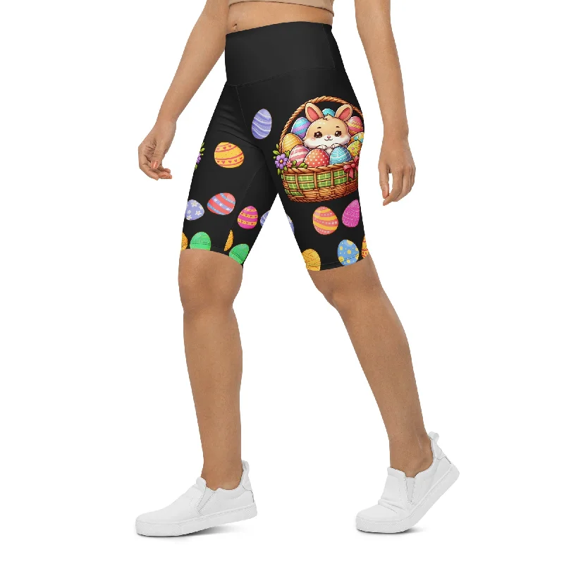 Comfortable Jeans Easter Basket Biker Shorts