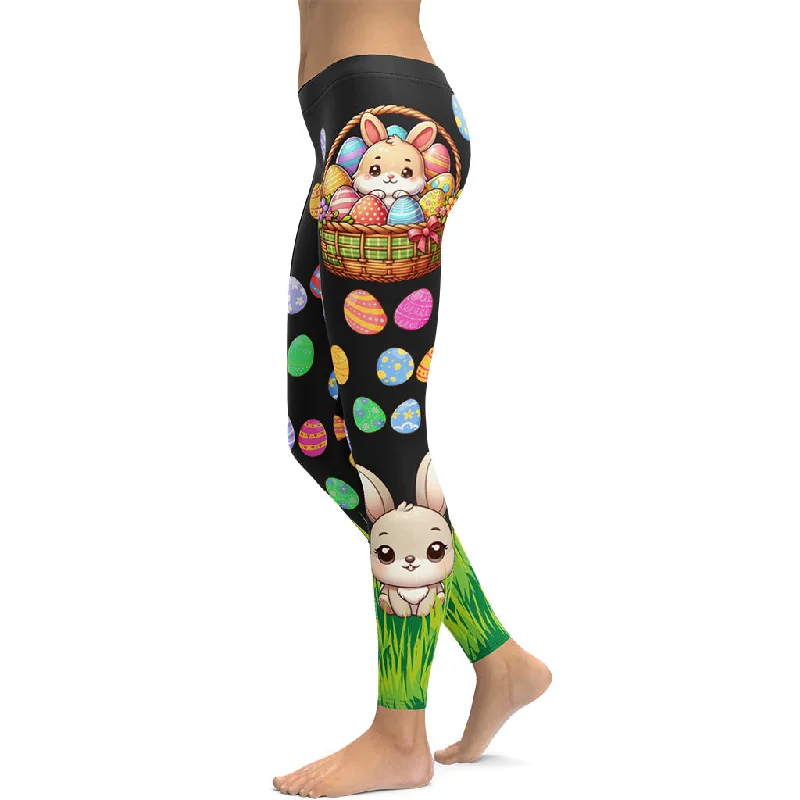 Sporty Wear Easter Basket Leggings