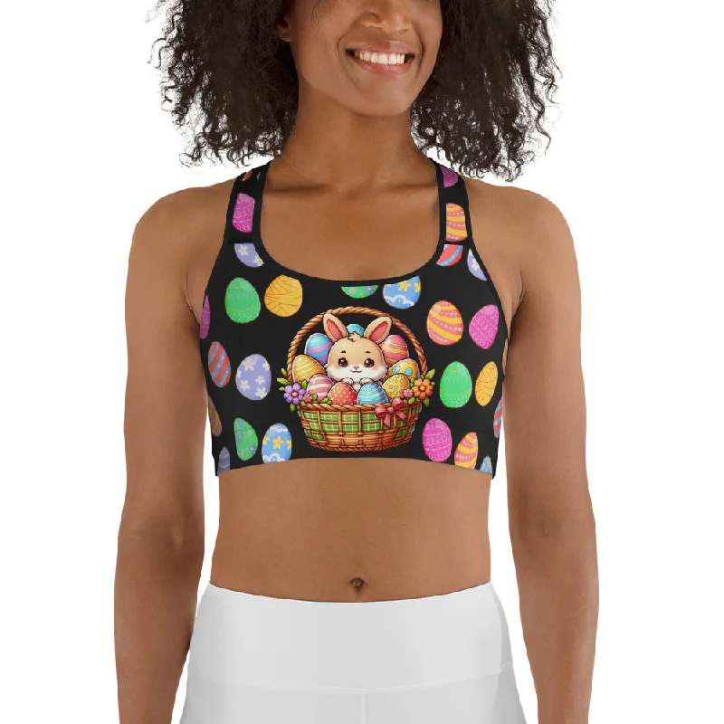 Effortless Looks Easter Basket Sports Bra