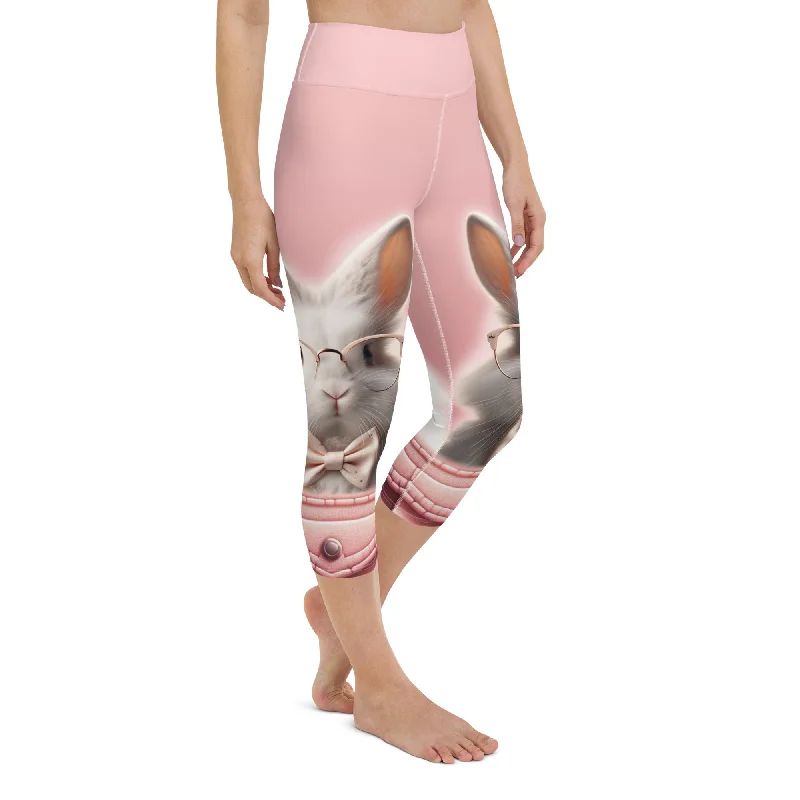 Comfortable Sweaters Cute Bunny Yoga Capris