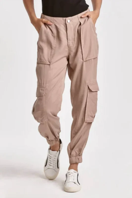All-Day Style Tencel Joggers In Sand