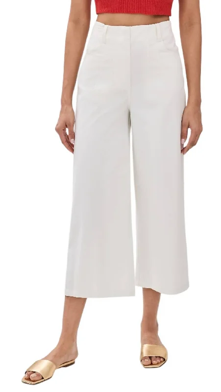 Cozy Essentials Wear Luca Pants In Ivory