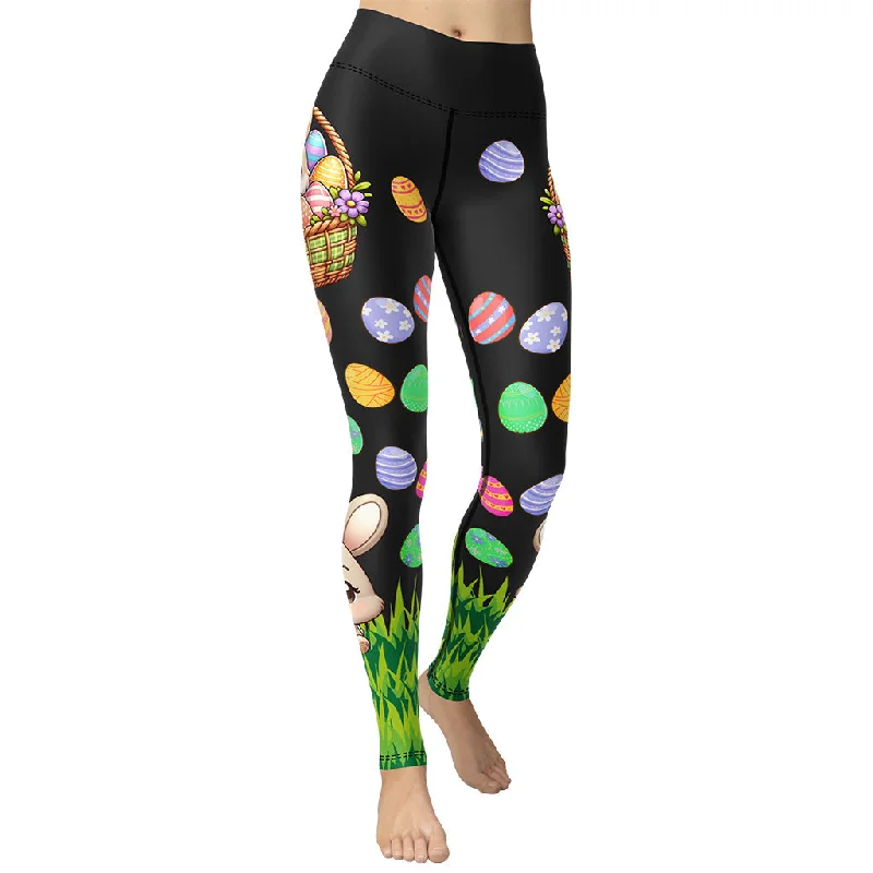 Classic Comfort Easter Basket Yoga Leggings