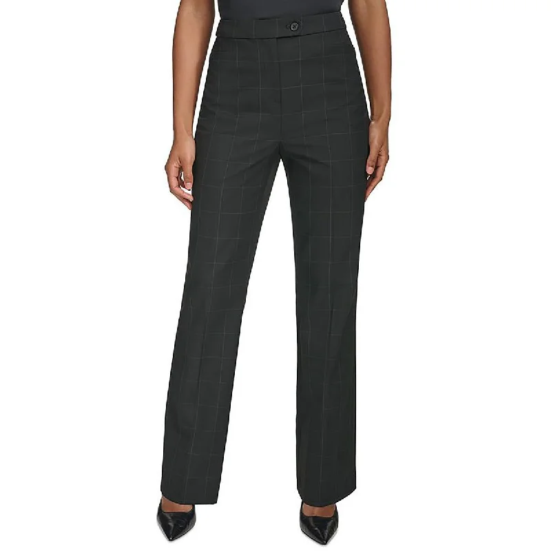 Everyday Outfits Womens Straight High Waist Straight Leg Pants