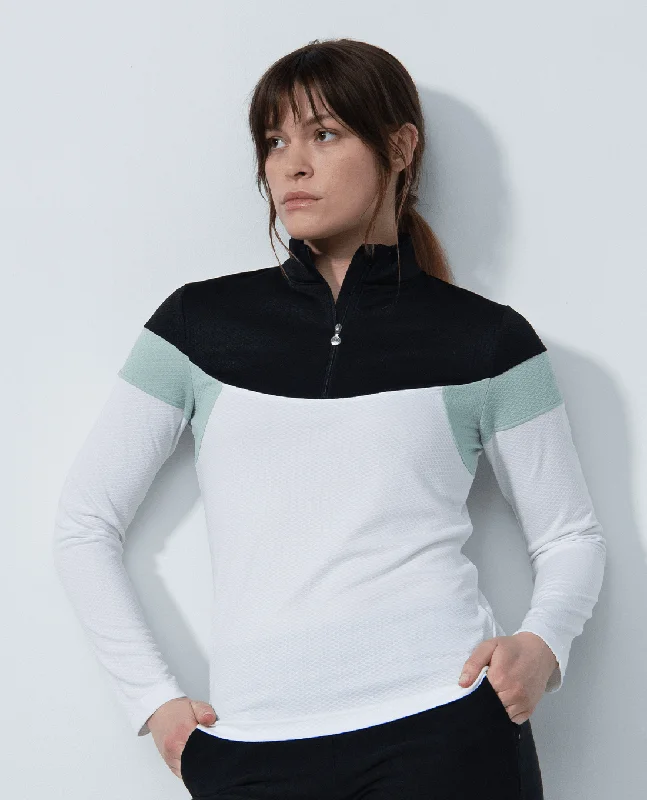 Classic Style DAILY SPORTS Regina Half Neck Polo 219 White