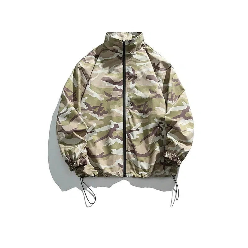 Modernism Drawstring Hem Lightweight Jacket