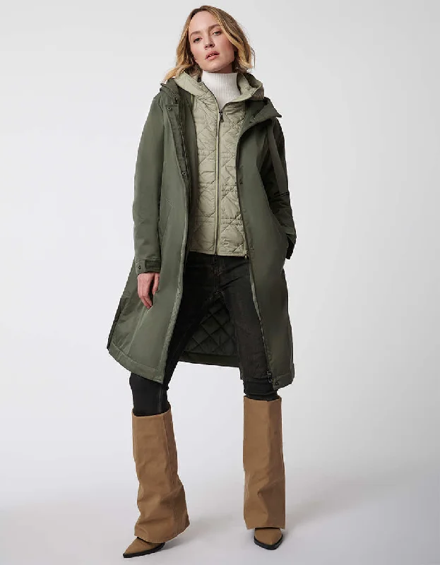 Casual Chic Modern Utility Raincoat