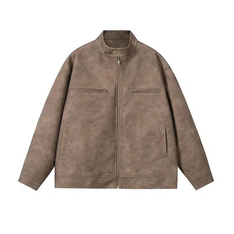 Everyday Comfort Classic Faux Leather Jacket