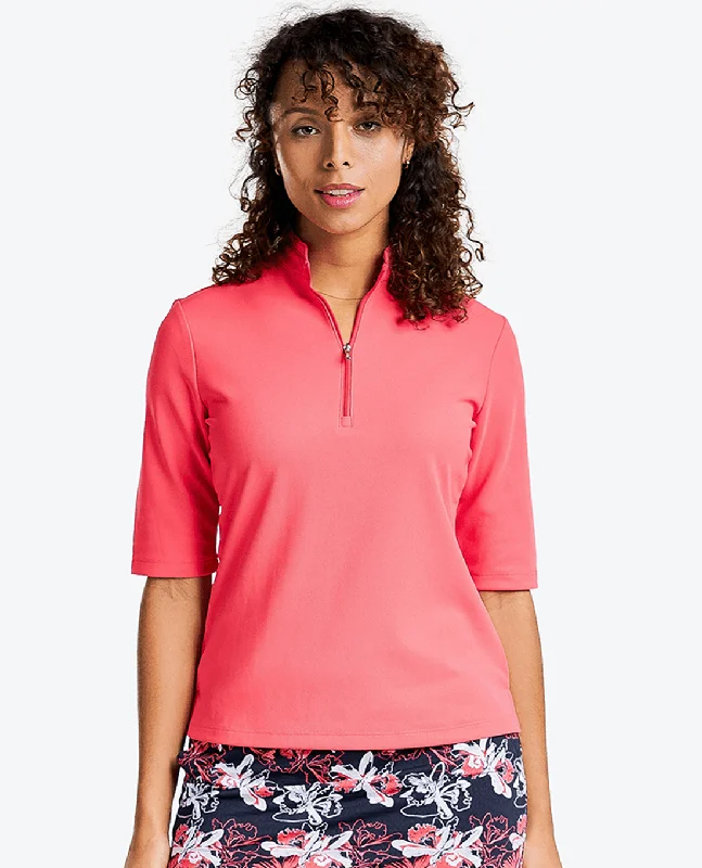 Easy Style SIZE XS - NIVO Noa Elbow Sleeve Polo 103 Geranium