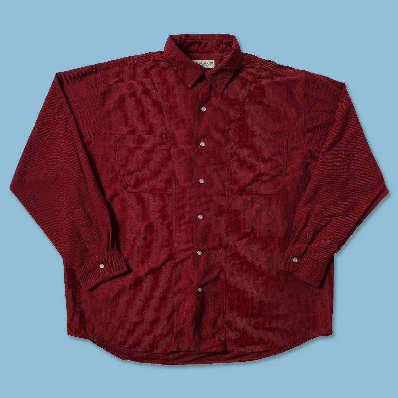 High-end Fashion Vintage Corduroy Shirt XLarge