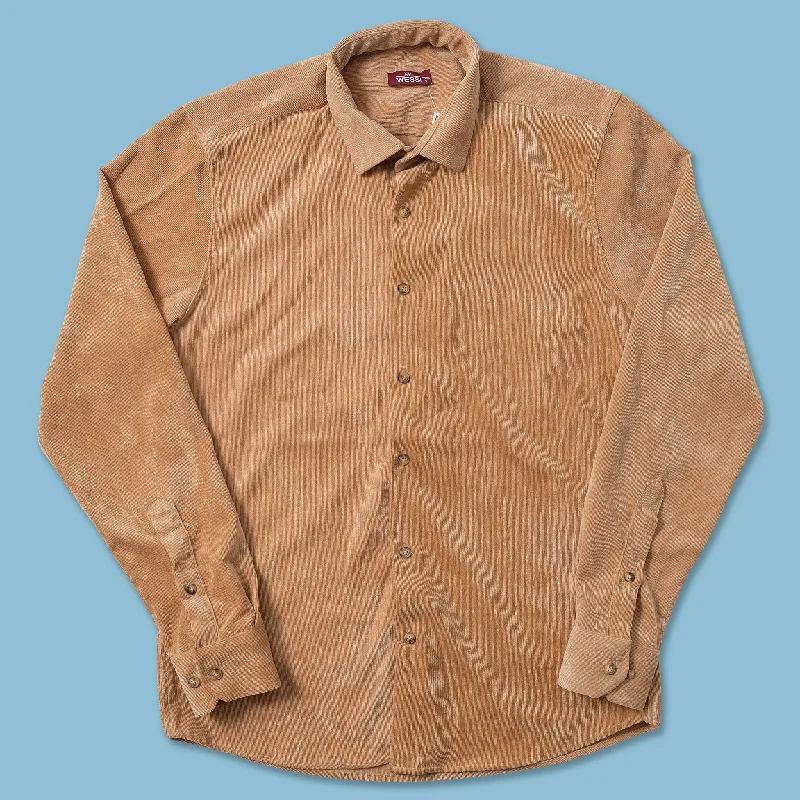 Elegant Design Vintage Cord Shirt Small