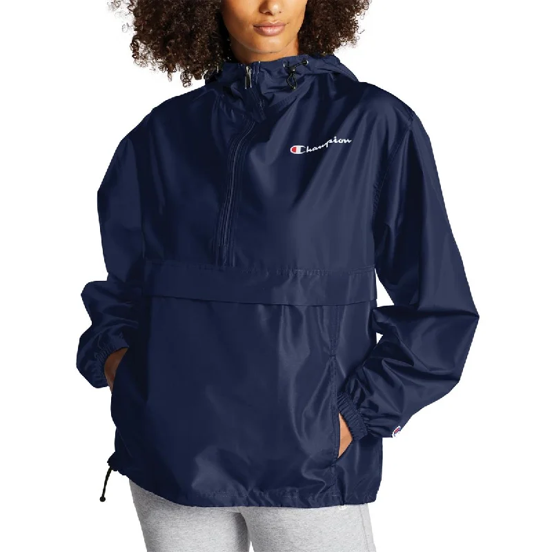 Elegant Outline Champion Womens Logo Recycled  Windbreaker Jacket
