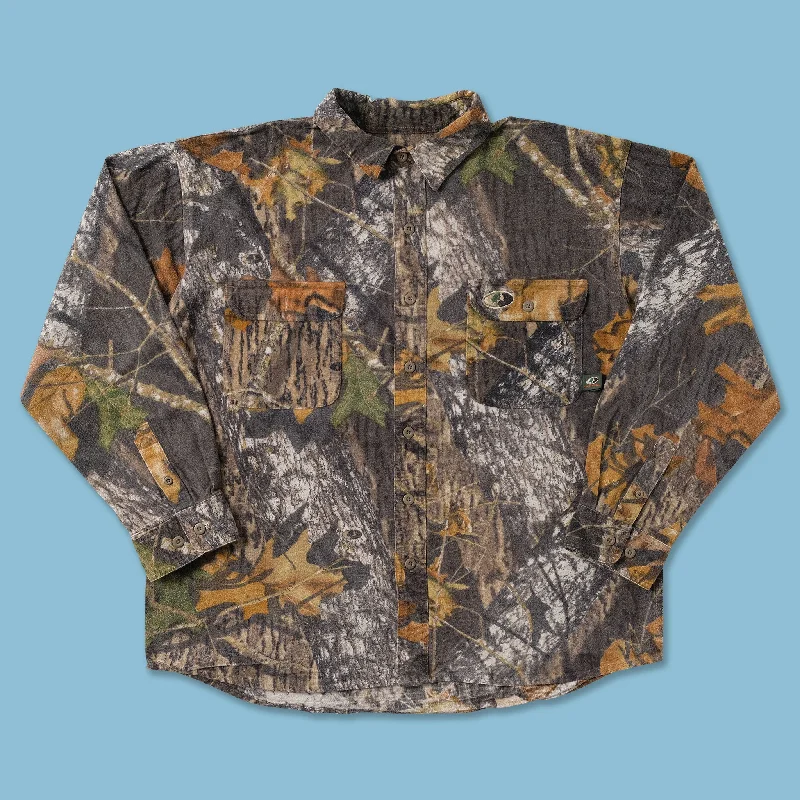Printed Patterns Vintage Real Tree Camo Heavy Shirt Medium
