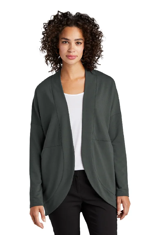 Comfortable Fashion Mercer+Mettle Womens Stretch Open Front Long Sleeve Cardigan Sweater - Anchor Grey Comfortable Fashion Mercer+Mettle Womens Stretch Open Front Long Sleeve Cardigan Sweater - Anchor Grey