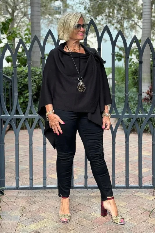 Embroidered Letters ETHYL BLACK THE END GAME PANT