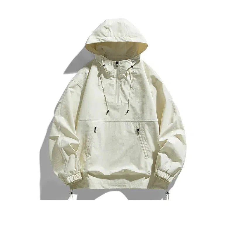 Trendy Casuals Hooded Lightweight Anorak Jacket