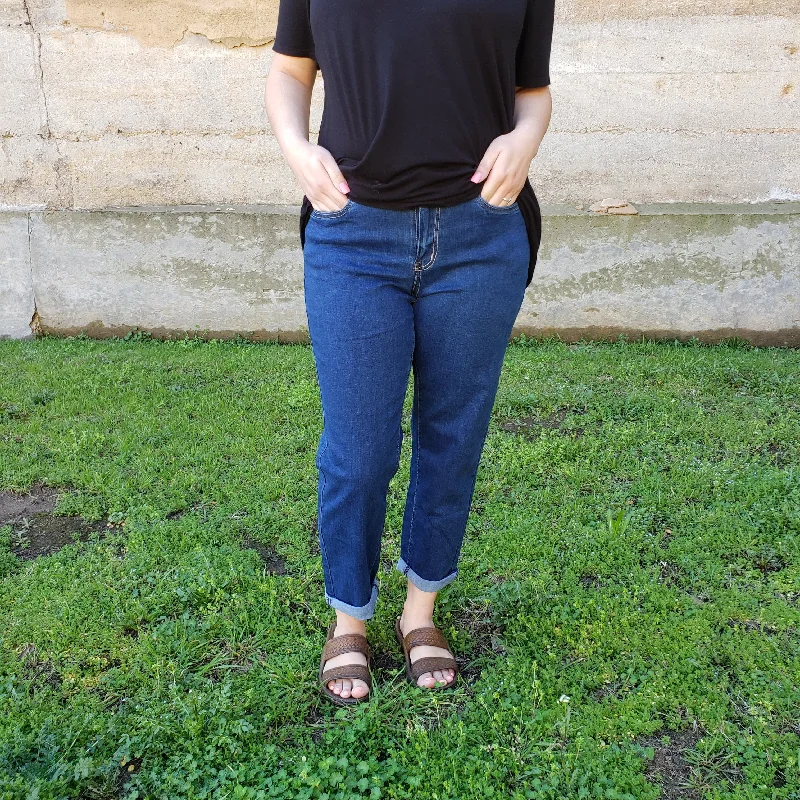 Nightclub Style L&B Boyfriend Fit Capri's