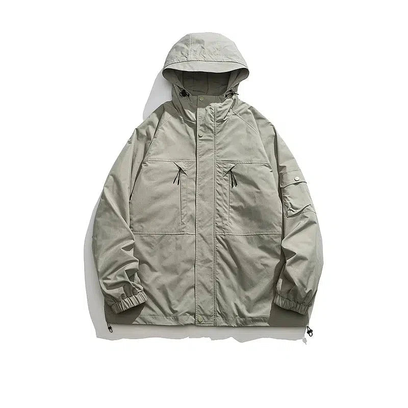 Lounge Wear Removable Fleece Liner Hooded Jacket