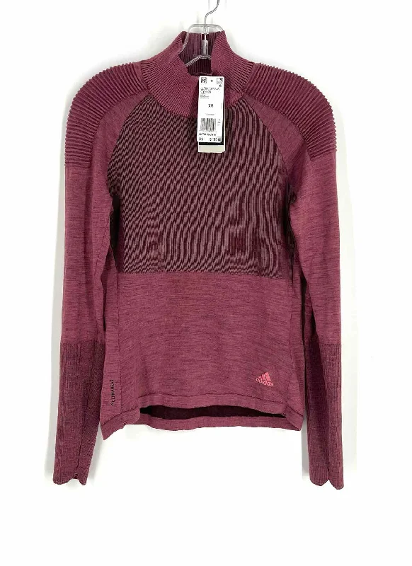 New Autumn And Winter Styles Adidas Size XS Dusty Rose/Black Ribbed Wool Blend NEW Designer Top-Long Sleeve New Autumn And Winter Styles Adidas Size XS Dusty Rose/Black Ribbed Wool Blend NEW Designer Top-Long Sleeve