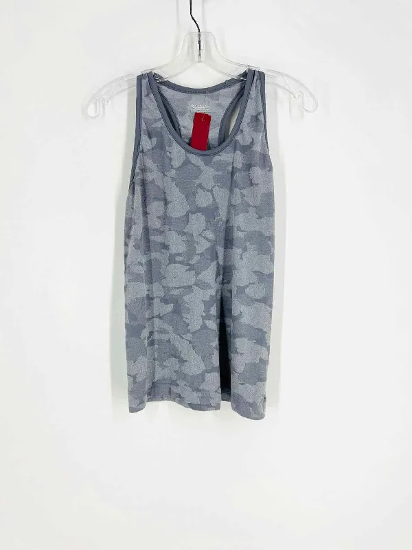 Fashion Pioneer Athleta Size M Gray Camouflage Activewear Top-Sleeveless