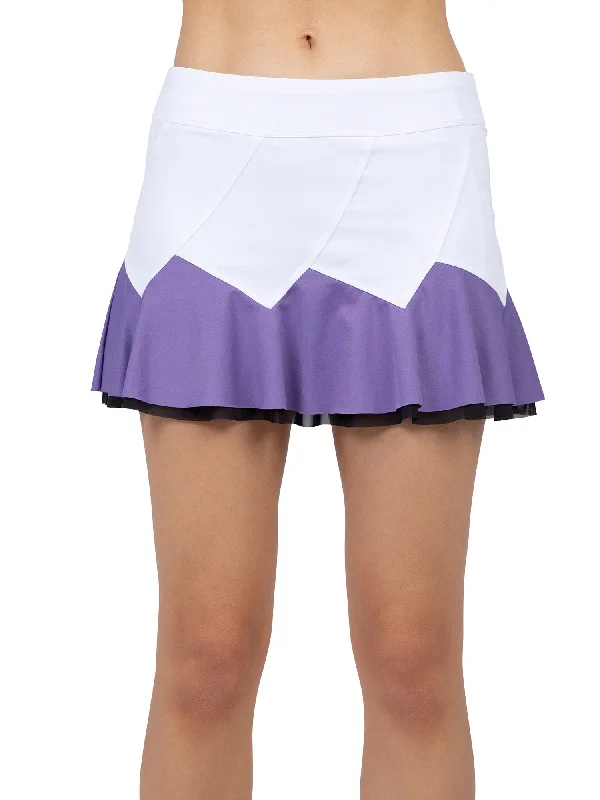 Versatile Items Baseline Butterfly Skirt - White/Lavender Combo