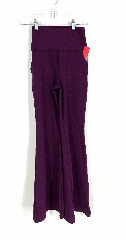 Casual And Versatile Beyond Yoga Size S Pet Purple Variegated Flare Activewear Leggings Casual And Versatile Beyond Yoga Size S Pet Purple Variegated Flare Activewear Leggings