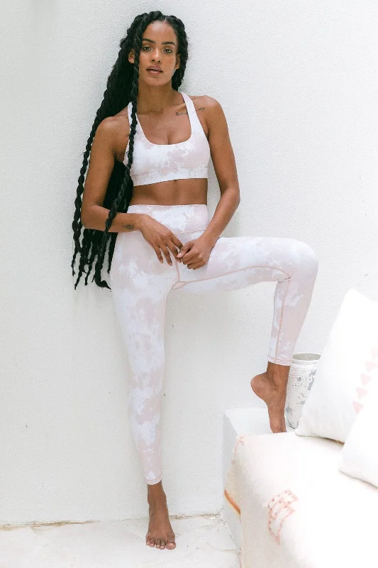 Comfortable Jackets Blush Tie Dye Balian Crop
