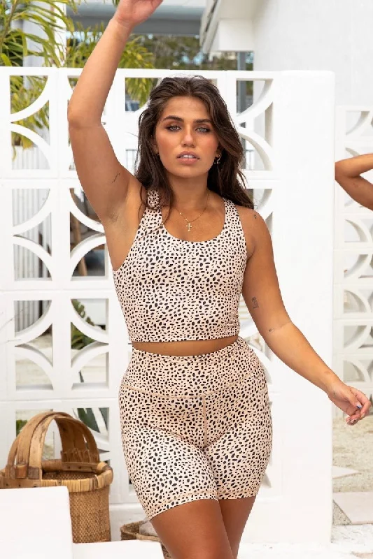 Street Fashion Cheetah Tawaiis Crop