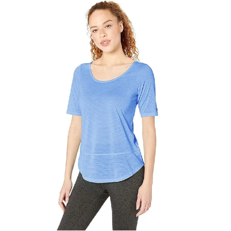 Chic Relaxation Columbia Women's Plus Anytime Casual Short Sleeve Shirt Blue Size Extra Large - X-Large